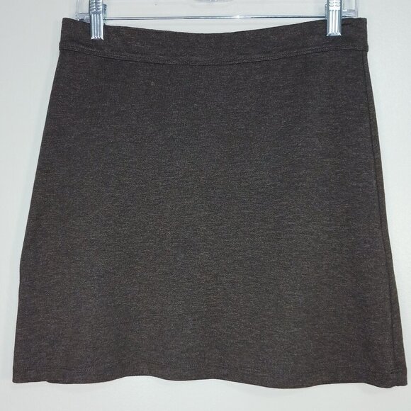 SOFIE MAX Dresses & Skirts - SOFIE MAX PULL ON KNIT MIDI LENGTH SKIRT, CHARCOL, SIZE SMALL